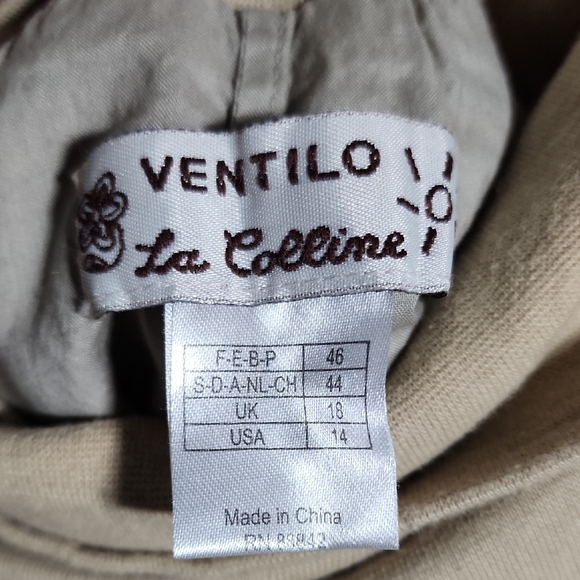 Elegant Tan and Brown A-Line Skirt - Picture 3 of 5